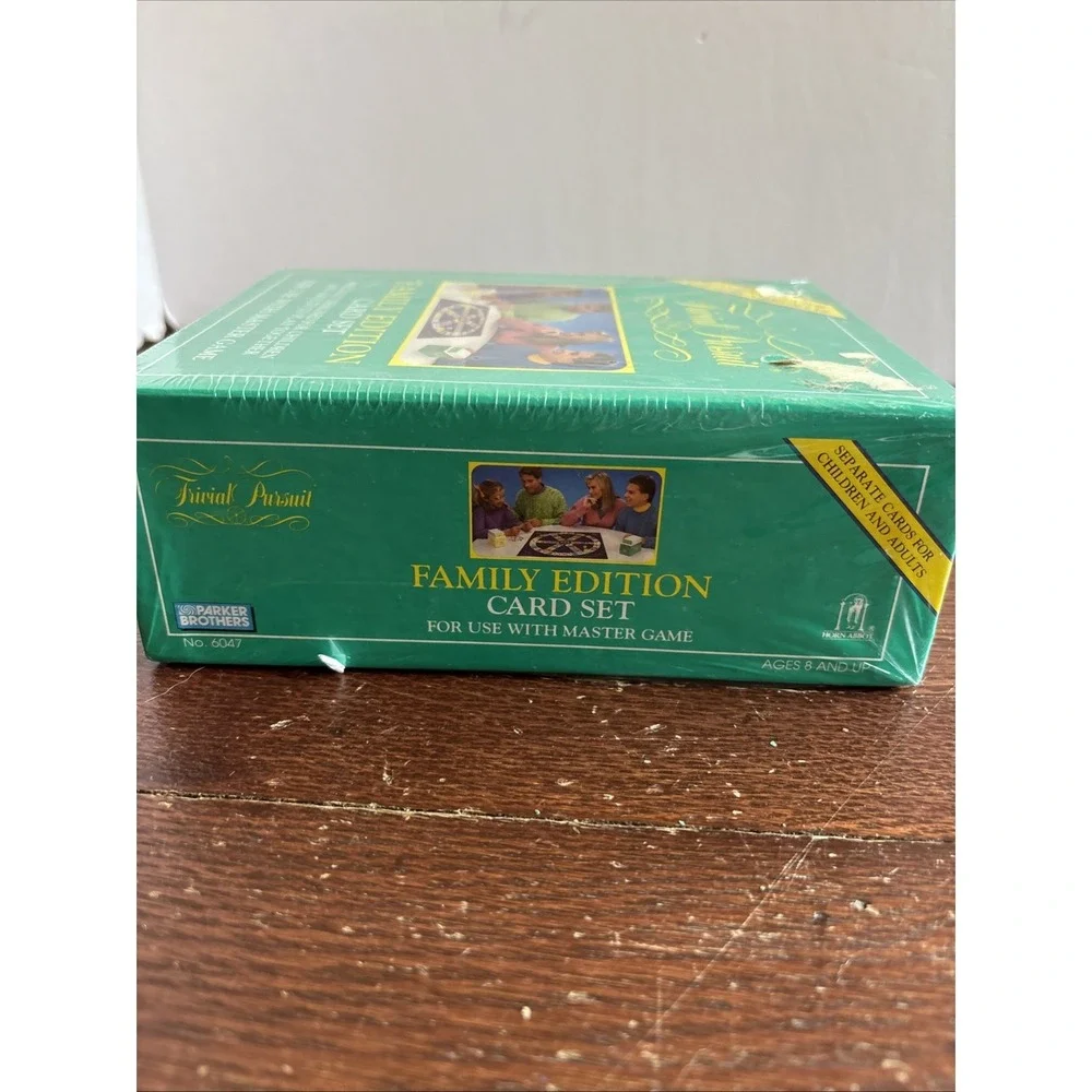 Trivial Pursuit Family Edition Supplemental Card Set~Parker Brothers #6047~ 1992